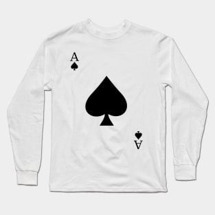 The Ace of Spades Long Sleeve T-Shirt